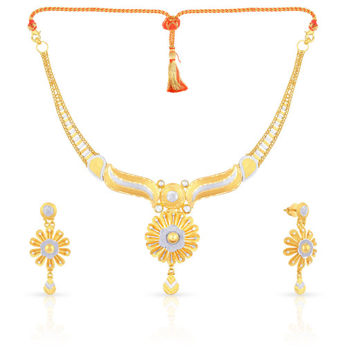 Malabar Gold Necklace Set NKSTMS0060