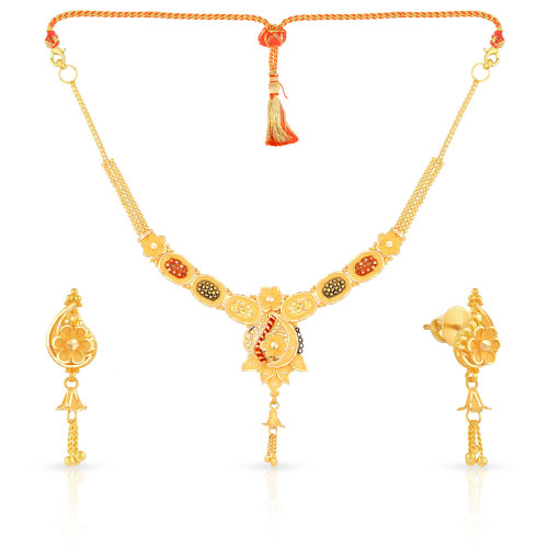Malabar Gold Necklace Set NKSTMS0066