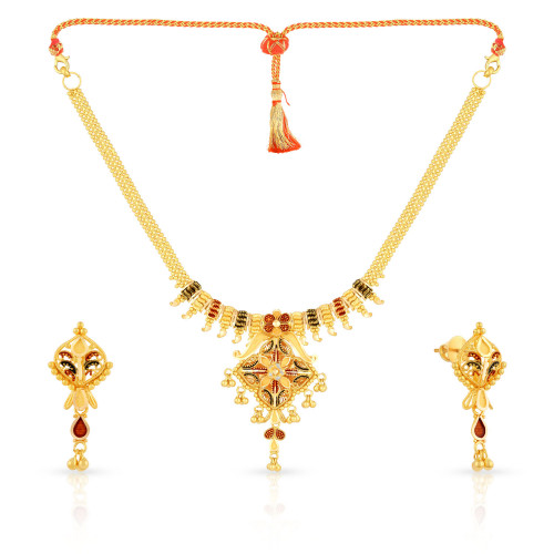 Malabar Gold Necklace Set NKSTMS0067