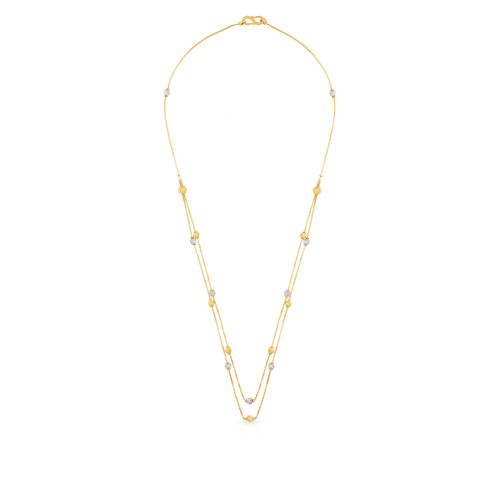 Malabar Gold Semi Long Necklace NKZNS12726