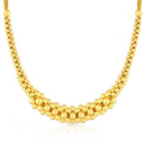 Malabar 22 KT Gold Studded  Necklace NNKTH027