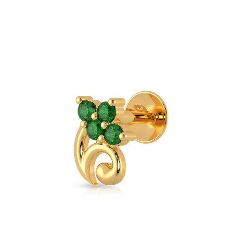 Malabar Gold Screw Nosepin NPFJDZ0097