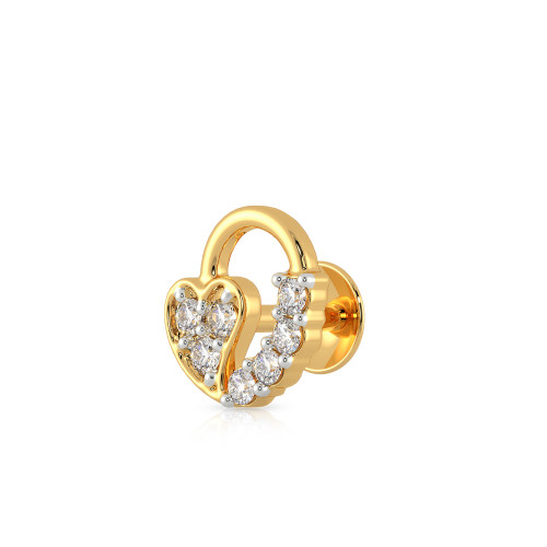 Malabar Gold Screw Nosepin NPFJDZ0132
