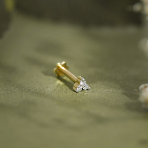 Mine Diamond Gold Nosepin NPGEN10317