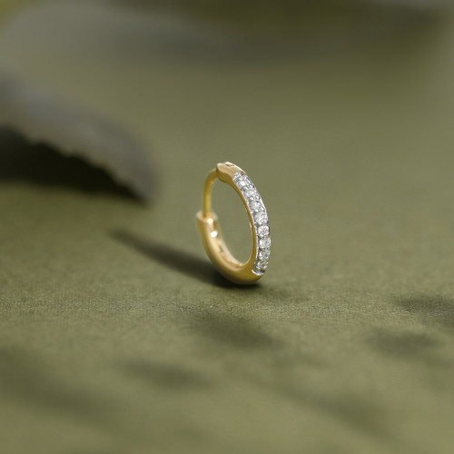 Mine Diamond Gold Nosepin NPGEN10319
