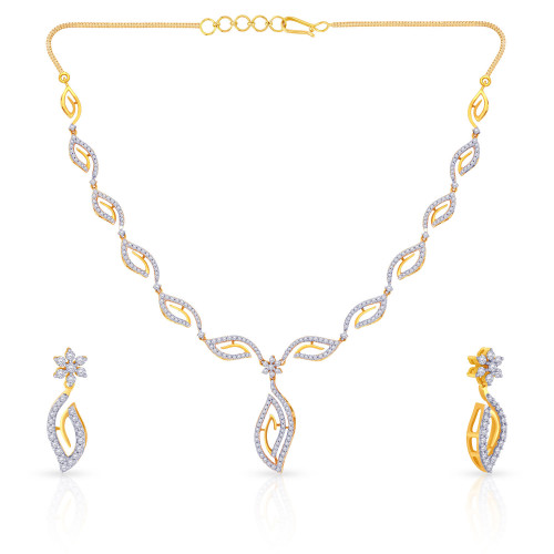 Mine Diamond Necklace Set NS652063