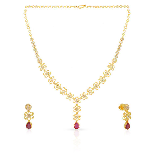 Era Uncut Diamond Necklace Set NSEERHDCESJA001