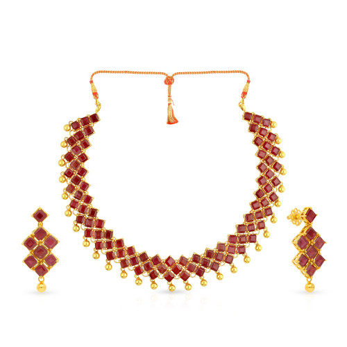 Precia Gemstone Necklace set NSHBDAAAAFJRTD