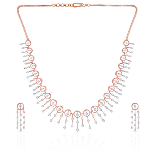 Mine Diamond Necklace Set NSMBNK20460A