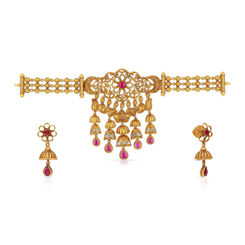 Malabar Gold Necklace Set NSNKANC46262