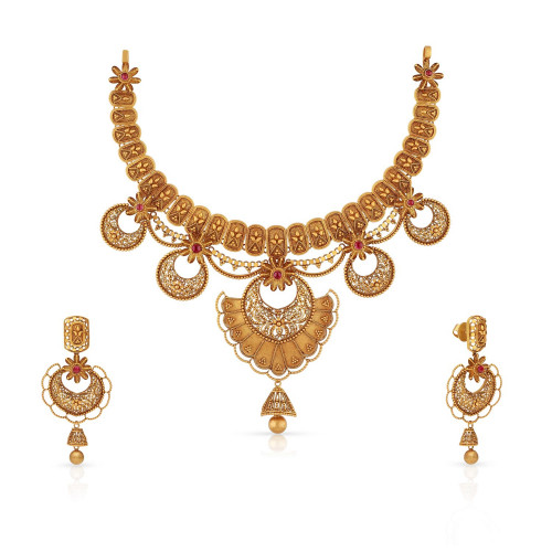 Malabar Gold Necklace Set NSNKANC46265