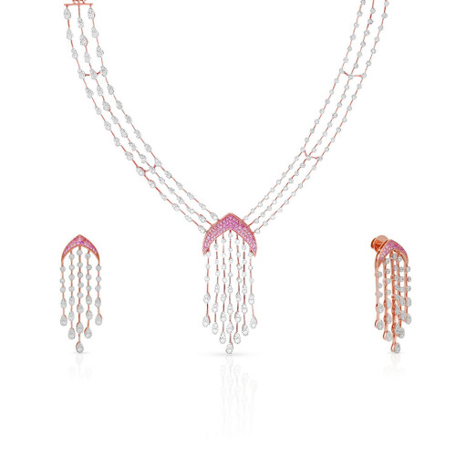 Mine Diamond Necklace Set NSNKCTT10006