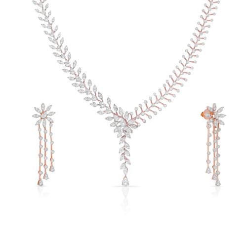 Mine Diamond Necklace Set NSNKCTT10015