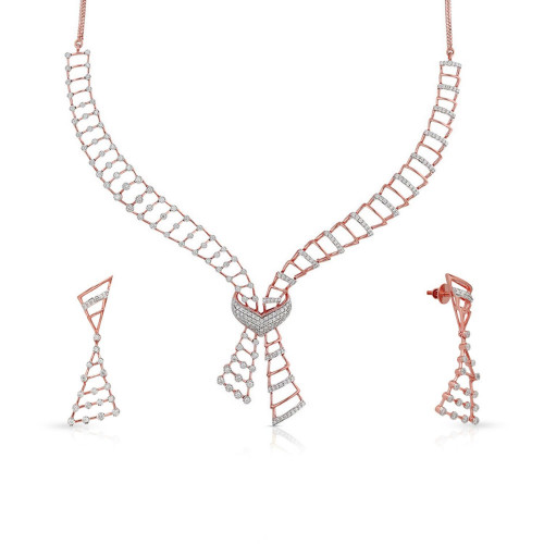 Mine Diamond Necklace Set NSNKCTT10027