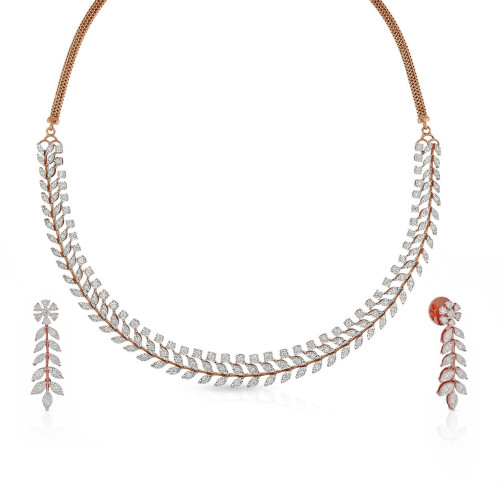 Mine Diamond Necklace Set NSNKDIA10104