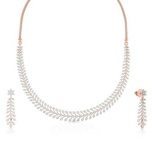 Mine Diamond Necklace Set NSNKDIA10257