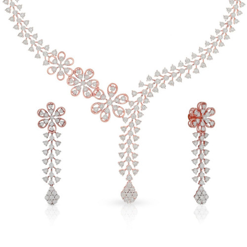 Mine Diamond Necklace Set NSNKDIA10329