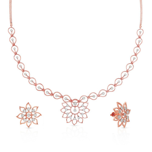 Mine Diamond Necklace Set NSNKDIA10448