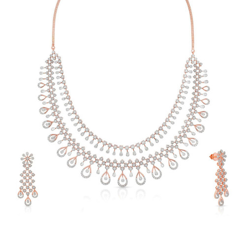 Mine Diamond Necklace Set NSNKDIA10784