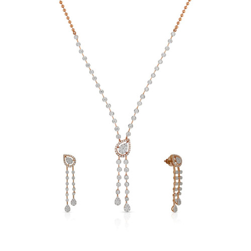Mine Diamond Necklace Set NSNKHRM10909