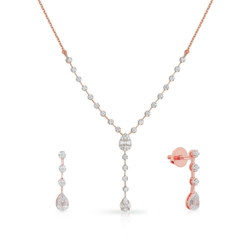 Mine Diamond Necklace Set NSNKTND10059