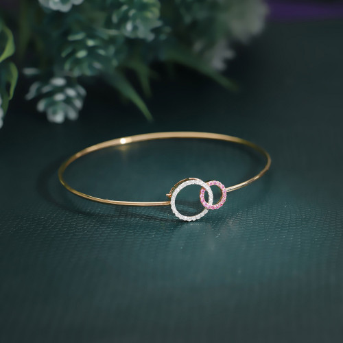 Zoul Diamond Gold Bangle OBZOL10003