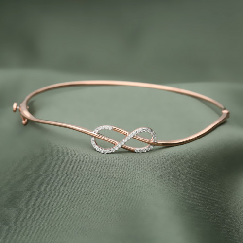 Zoul Diamond Gold Bangle OBZOL10011