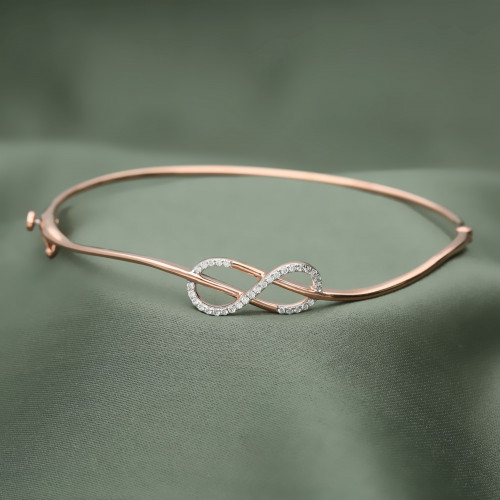 Mine Diamond Gold Bangle OBZOL10011