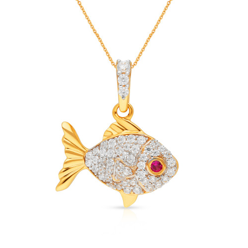 Starlet Gold Cartoon Shape Pendant PDDZL29927