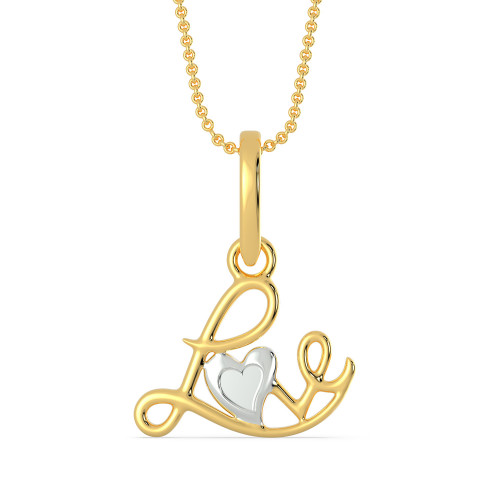 Malabar 22 KT Gold Studded Casual Pendant PDDZSKY012