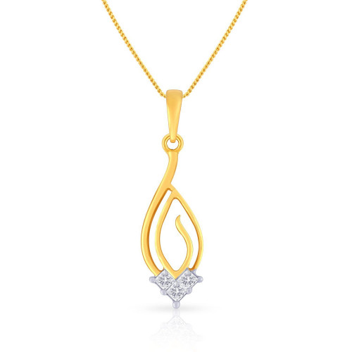 Mine Diamond Studded Casual Gold Pendant PDGEN11770