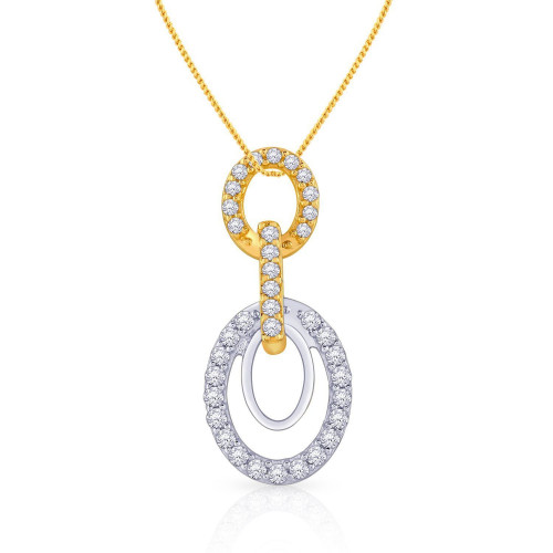 Mine Diamond Studded Gold Pendant PDTND10040