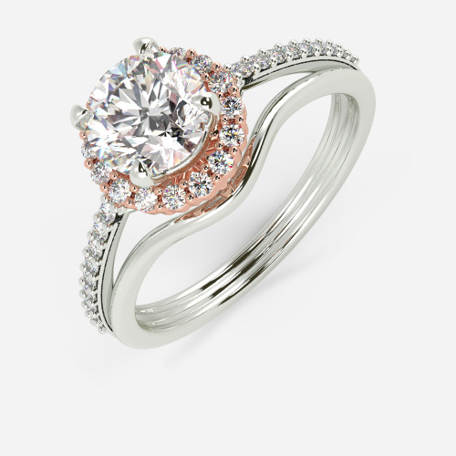 Mine Solitaire Multicolour Gold Ring Mount PMRRG2597WR