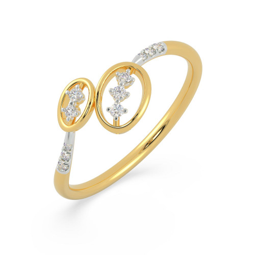 Mine Diamond Studded Casual Gold Ring PRRR0064CHYD