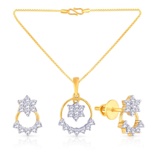 Mine Diamond Pendant Set PS32415