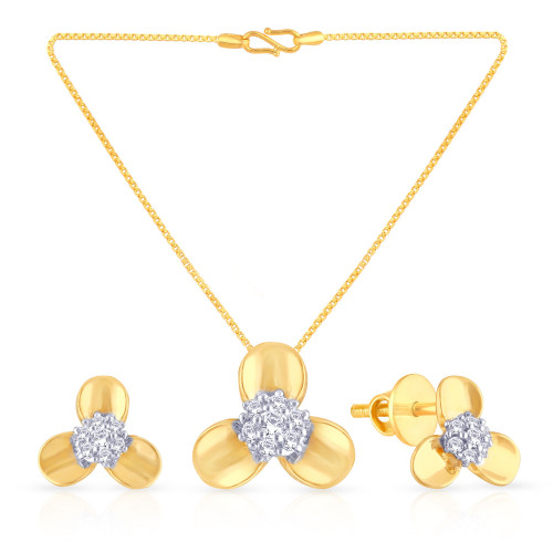 Mine Diamond Pendant Set PS45889
