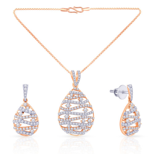 Mine Diamond Pendant Set PSEJPP2527