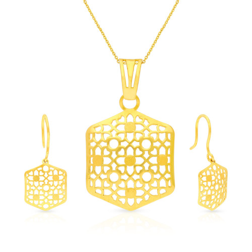 Malabar Gold Pendant Set PSJWPD010