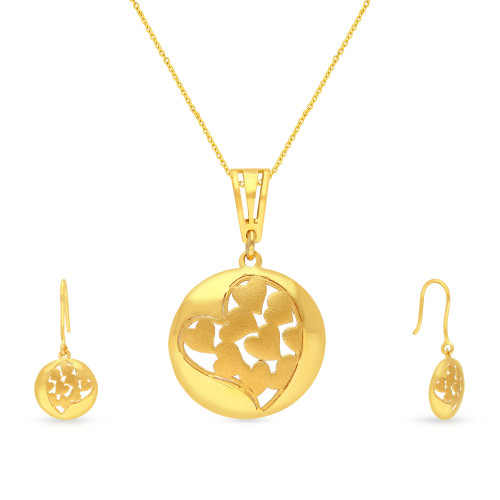 Malabar Gold Pendant Set PSJWPD020