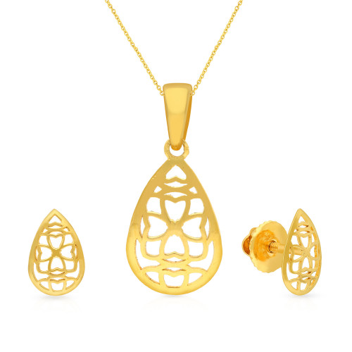 Malabar Gold Pendant Set PSJWPD057