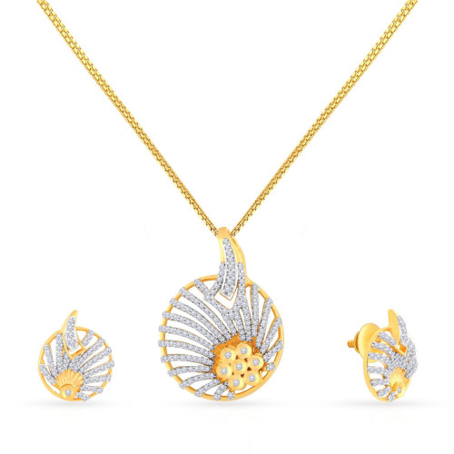 Malabar Gold Pendant Set PSMHAAAAACHWBK