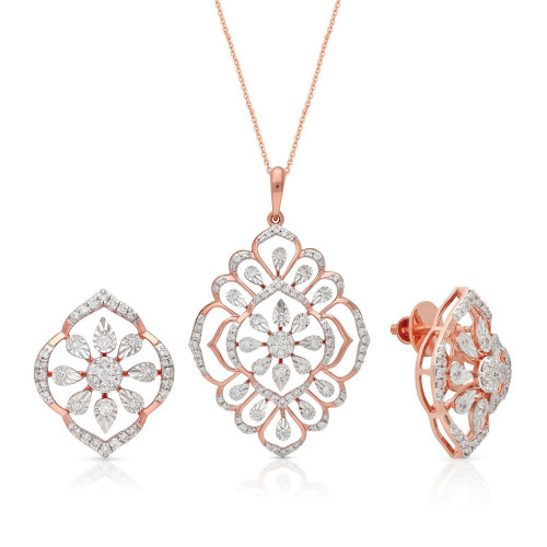 Mine Diamond Pendant Set PSPDDIA19405