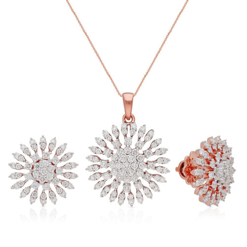 Mine Diamond Pendant Set PSPDGEN10492