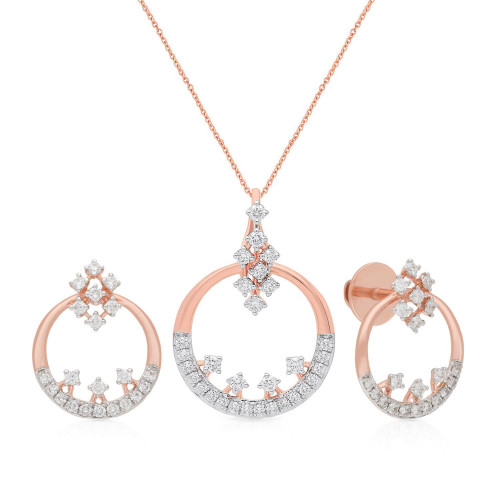 Mine Diamond Pendant Set PSPDGEN13132