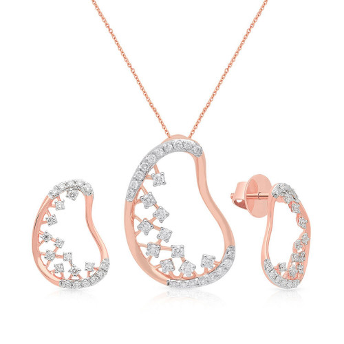 Mine Diamond Pendant Set PSPDGEN13134