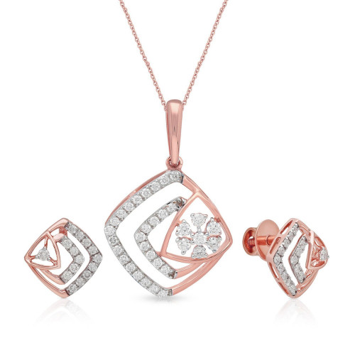 Mine Diamond Pendant Set PSPDGEN20819