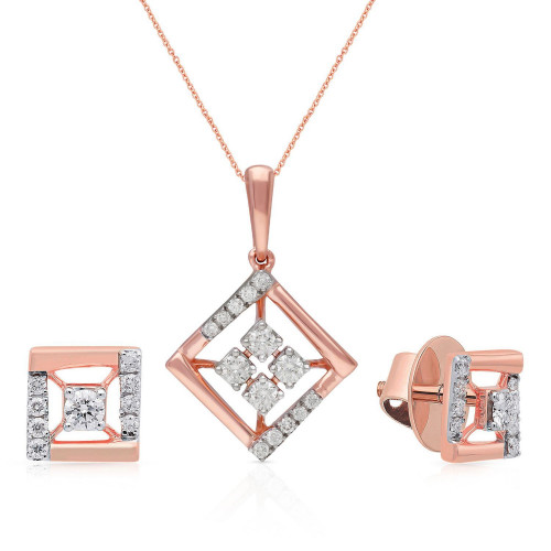 Mine Diamond Pendant Set PSPDGEN20821