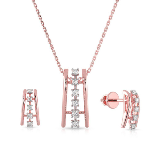 Mine Diamond Pendant Set PSPDGEN22369