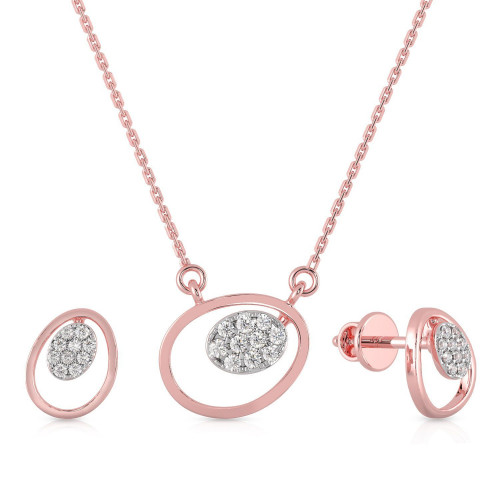 Mine Diamond Pendant Set PSPDGEN22372