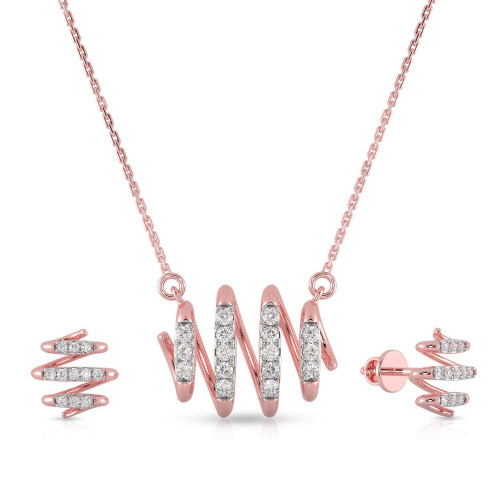 Mine Diamond Pendant Set PSPDGEN22382
